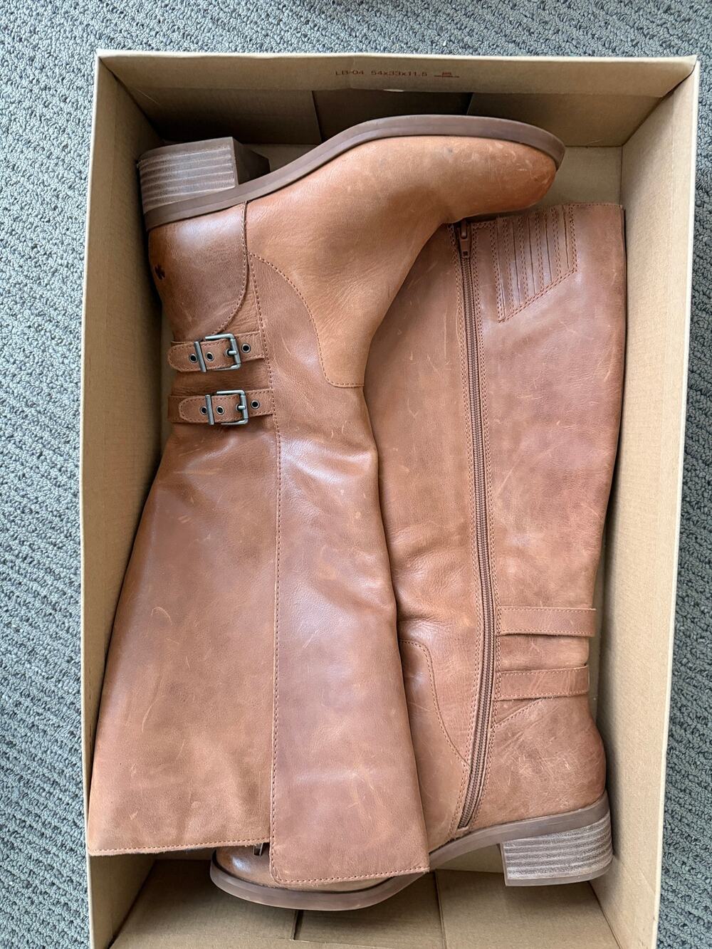 lucky brand riding boots brown leather boot